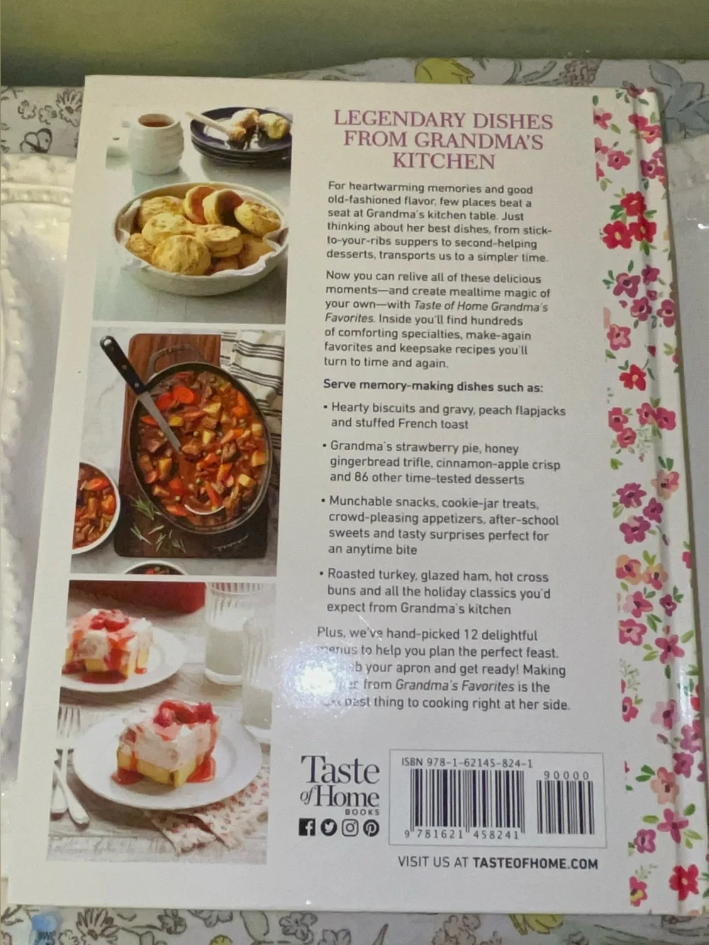 Taste of Home Grandma’s Favorites Cookbook Stack
